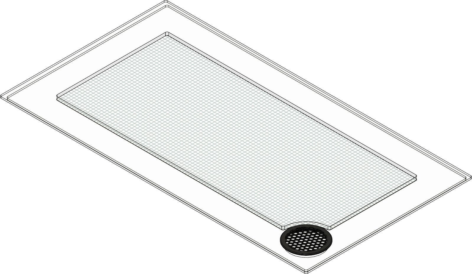 Cobalt Aquatics C-Vue 26 Gallon All-In-One (AIO) Lid