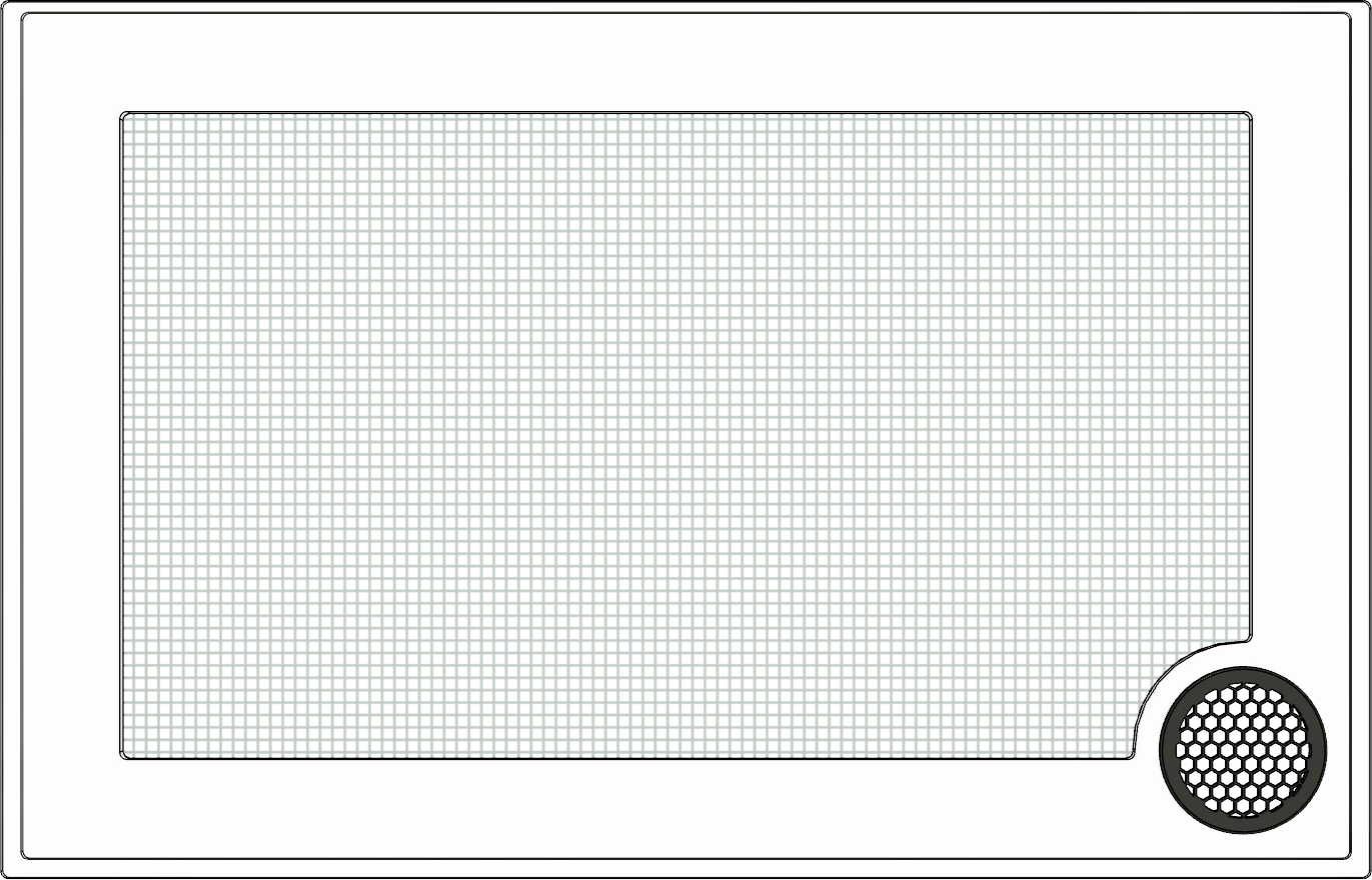 Hydra Aquatics Madeira 43 Gallon All-In-One (AIO) Lid