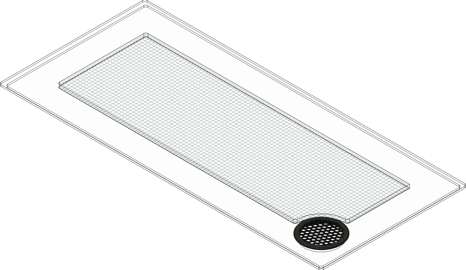 Ultum Nature Systems (UNS) 60A (Black Filter Wall) 20 Gallon Dual All-In-One (AIO) Lid