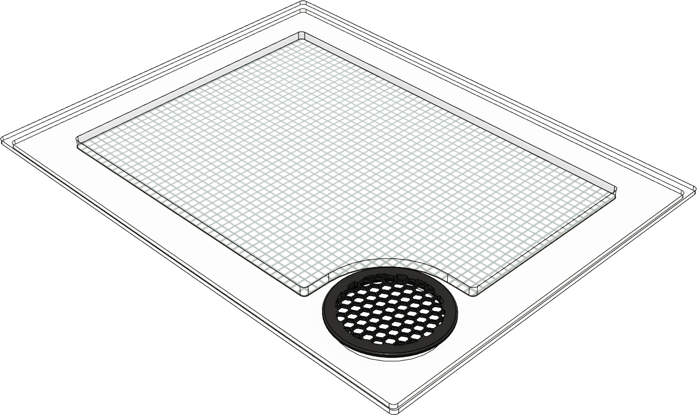 Reef Casa Studio 12 Gallon Modern Cube Lid