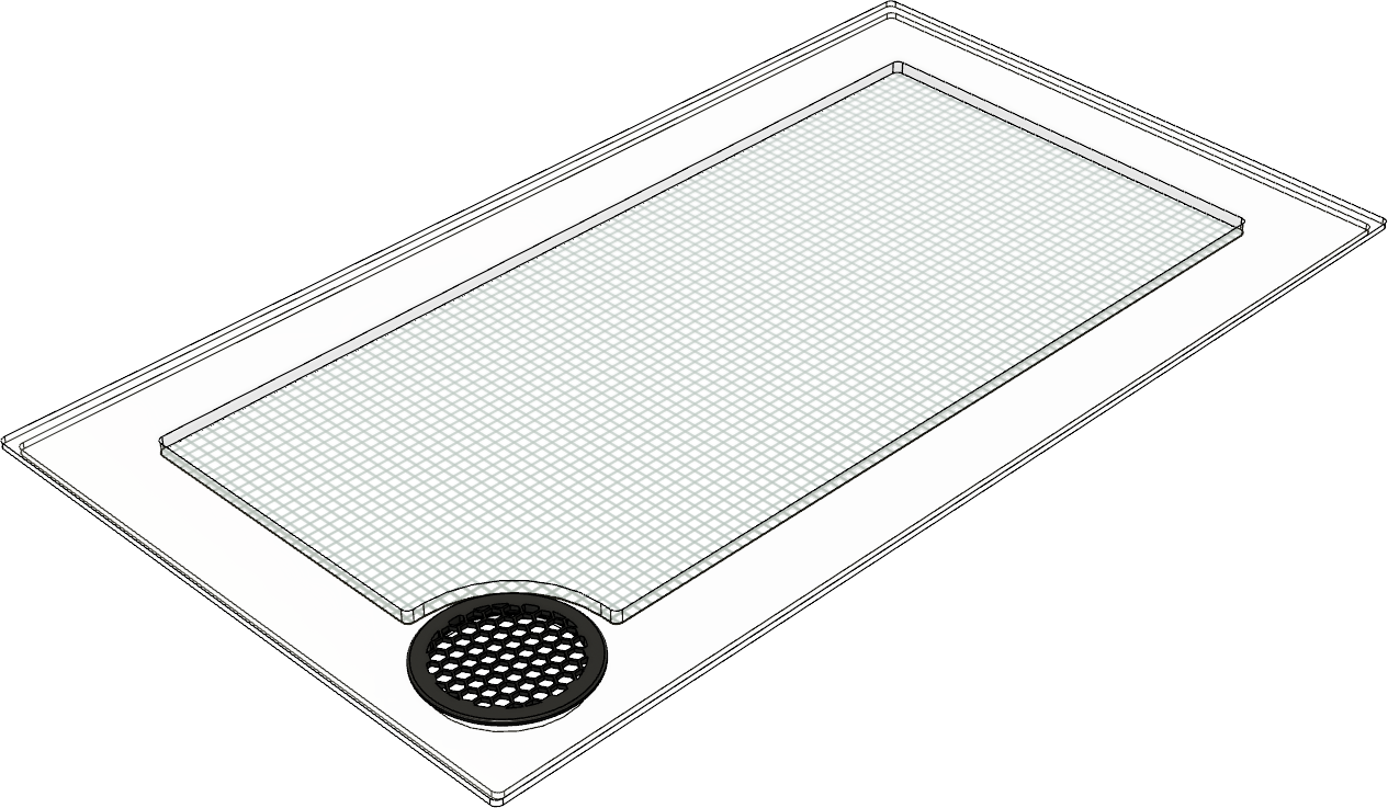 Lifegard All-In-One (AIO) 14.26 Gallon Peninsula Lid