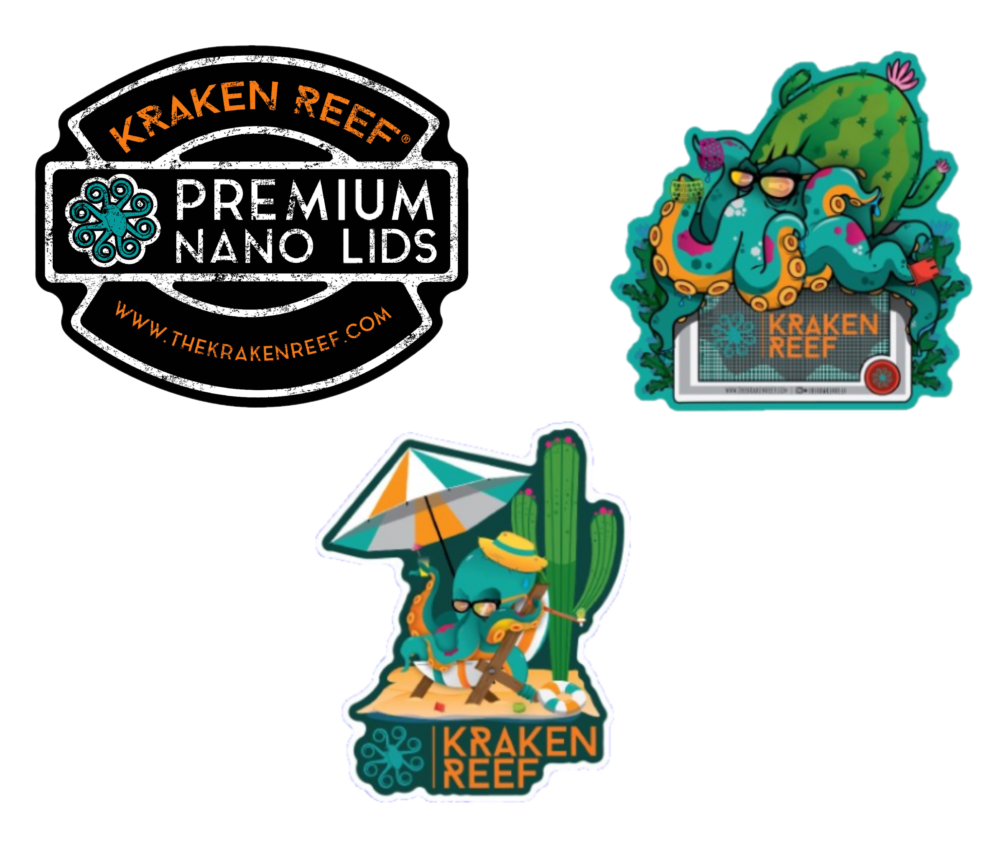 Kraken Reef Sticker Pack