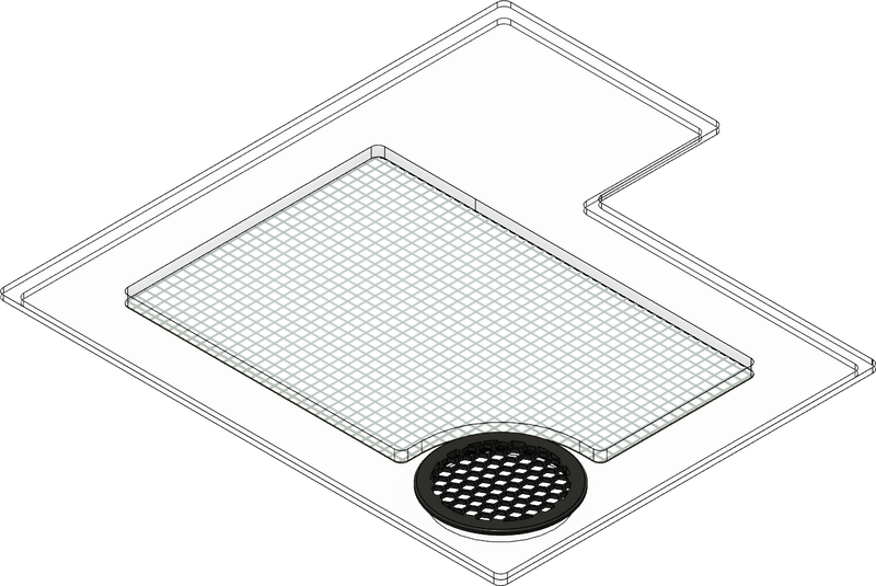 PNW Custom Lagoon Frag Tank 4 Gallon Lid