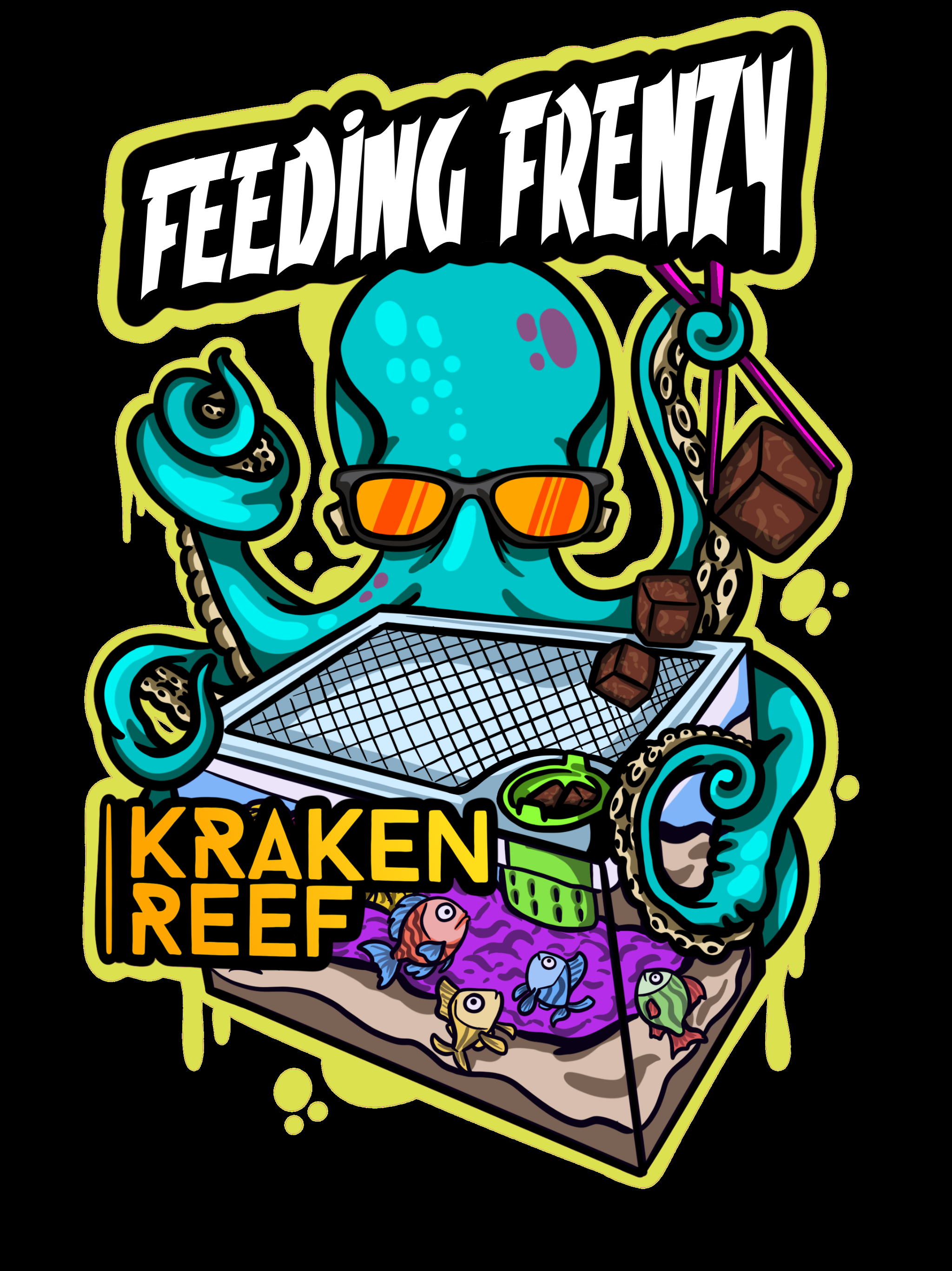 Kraken Reef Sticker Pack
