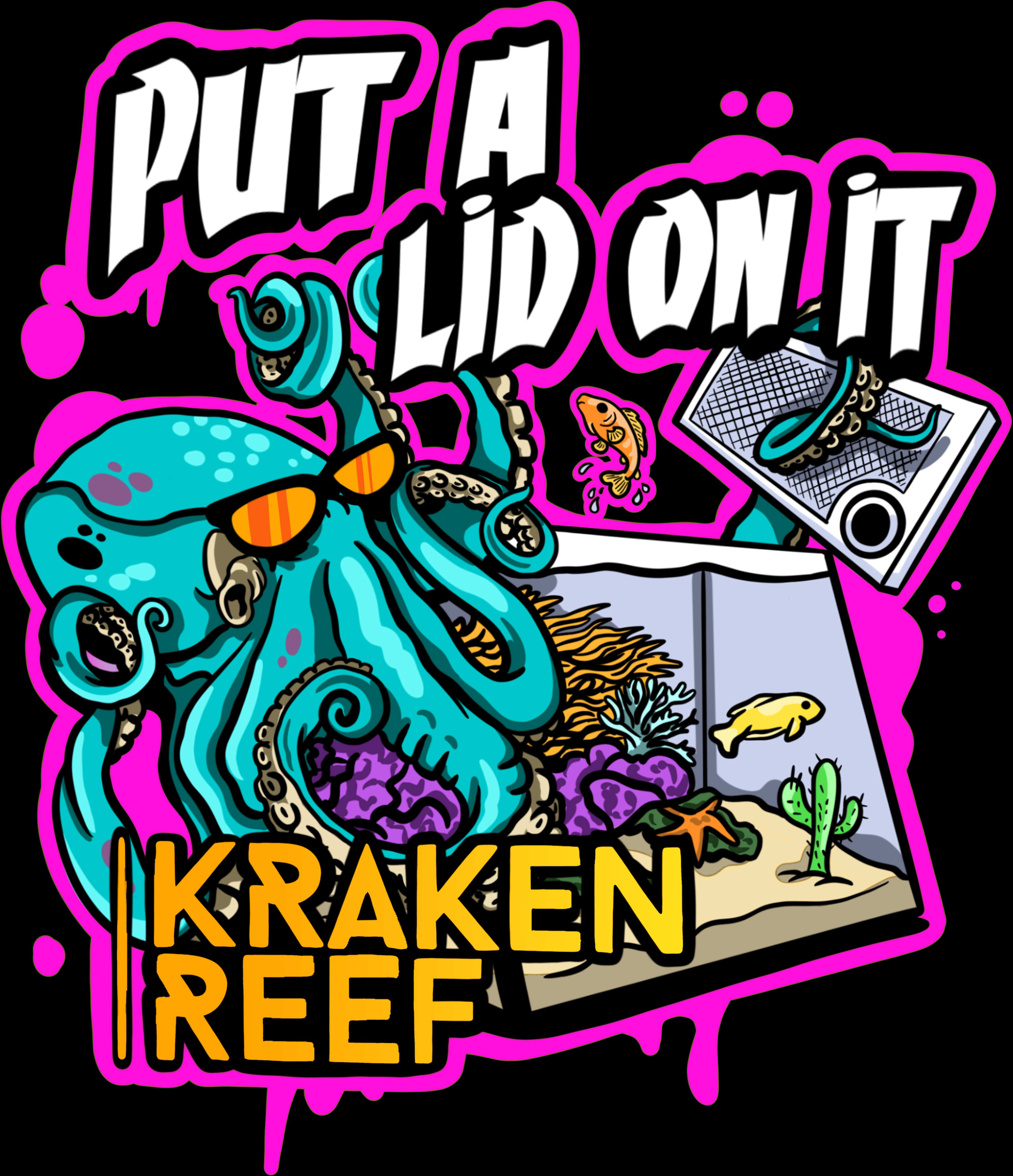 Kraken Reef Sticker Pack