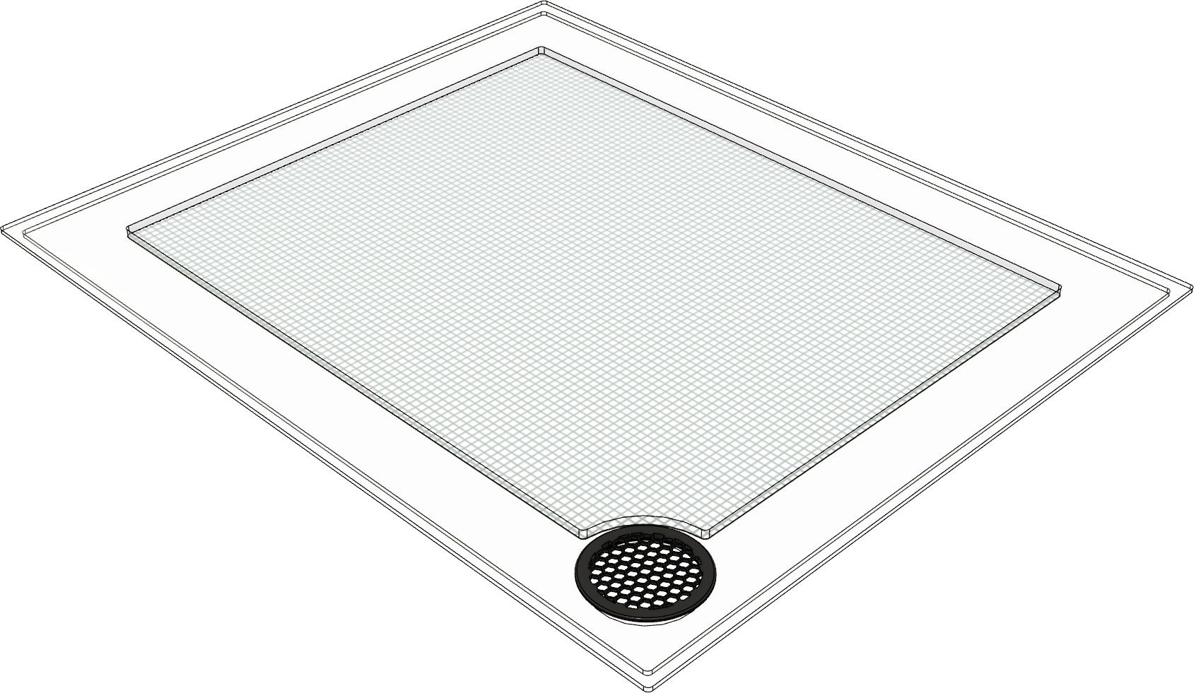 Fiji Cube 32 Gallon Nano EXT/INT Lid