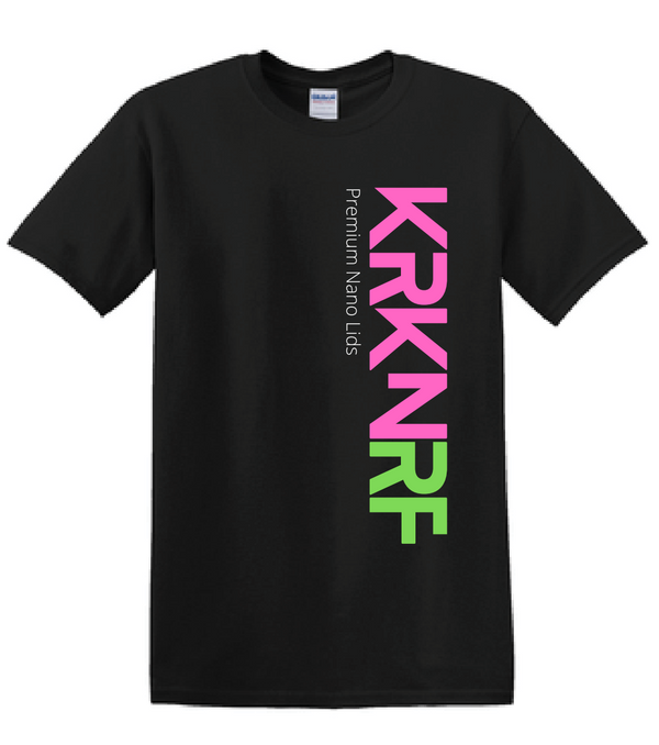 Kraken Reef T-Shirt (Black, Florescent KRKNRF Logo, Adult)