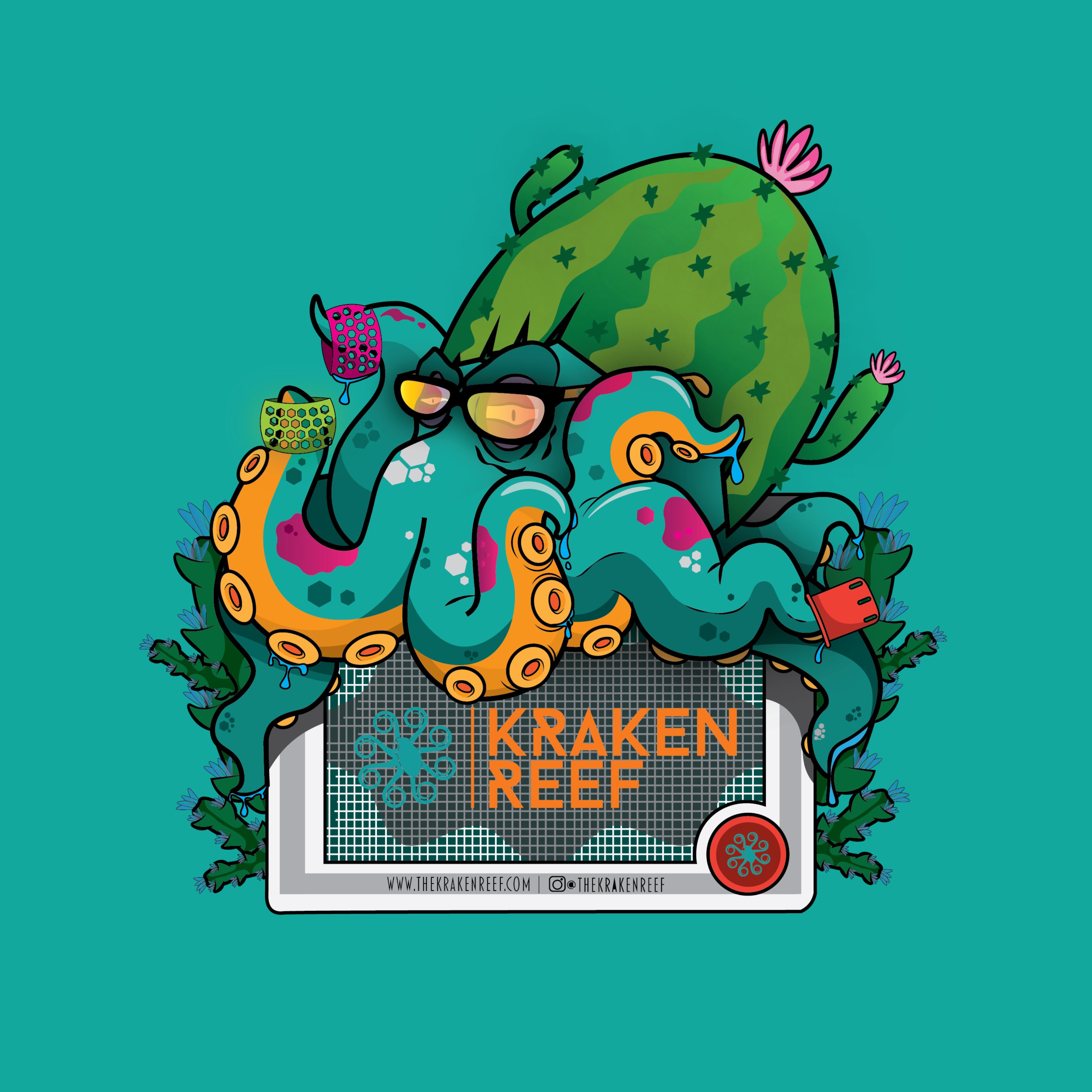 Kraken Reef Sticker Pack